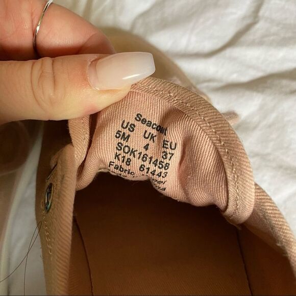 🍄 Sperry Preppy Gold and Pink Shoes - Picture 7 of 7